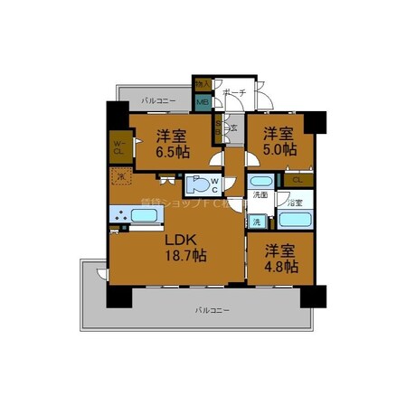 四天王寺前夕陽ケ丘駅 徒歩10分 13階の物件間取画像